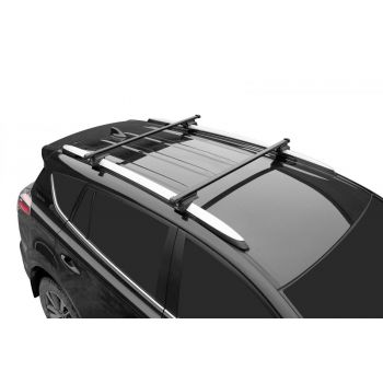 Багажная система LUX ЭЛЕГАНТ с дугами 1,2м прямоугольными в пластике для а/м с рейлингами